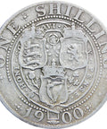 1900 Shilling Queen Victoria Great Britain Silver Coin