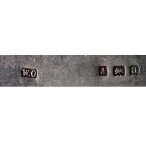 1900 Silver Cross Pendant Victorian Era William Oliver Hallmarked Birmingham