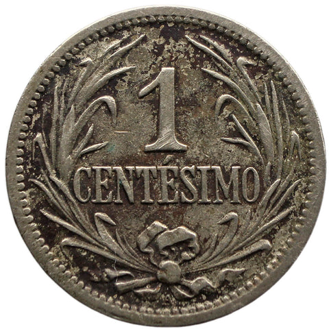 1901 1 Centesimo Uruguay Coin