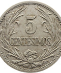 1901 5 Centesimos Uruguay Coin