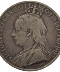 1901 9 Piastres Cyprus Coin Victoria Silver