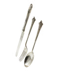 1901 Antique Victorian Era Sterling Silver Cutlery Set Silversmith Goldsmiths & Silversmiths Co Ltd London Hallmarks
