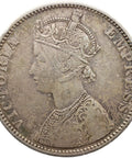 1901 One Rupee British India Coin Victoria Silver (Type C Bust, Type I Reverse)