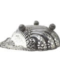 1902 Antique Edwardian Era Shell Shaped Sterling Silver Pierced Dish Silversmith Henry Atkin Sheffield Hallmarks