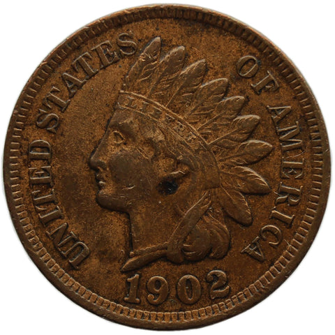 1902 One Cent United States Indian Head Coin