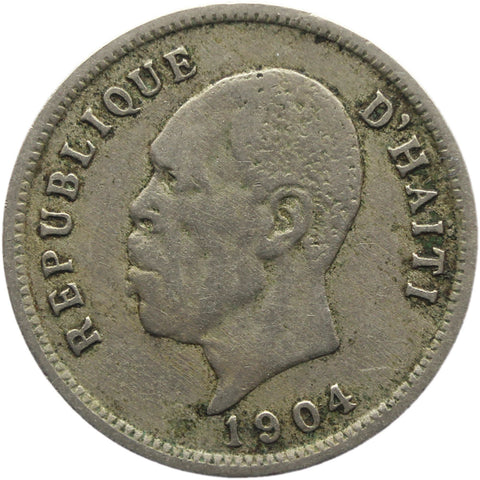 1904 5 Centimes Haiti Coin Pierre Nord - Alexis