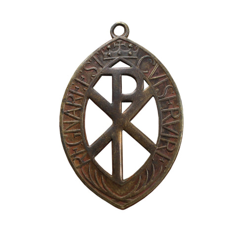 1904’s Guild Medal Antique Religion Medallion Guild for Altar Servers Archconfraternity Guild of St. Stephen Pendant