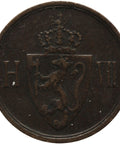 1907 1 Øre Norway Coin Haakon VII