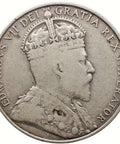 1907 18 Piastres Cyprus Coin Edward VII Silver