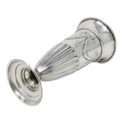 1907 Antique Edwardian Era Sterling Silver Vase Silversmiths William Hutton & Sons Ltd Sheffield Hallmarks