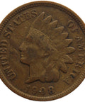 1908 One Cent United States Indian Head Coin
