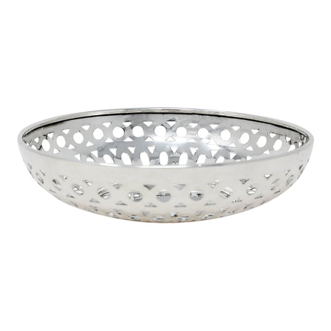 1909 Antique Edwardian Era Sterling Silver Pierced Dish Silversmiths Hukin & Heath (John Thomas Heath John Hartshorne Middleton) Sheffield