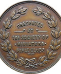 1909 British Shooting Medal Society of Miniature Rifle Clubs Bell Medal, Bronze. Great Britain Medallion