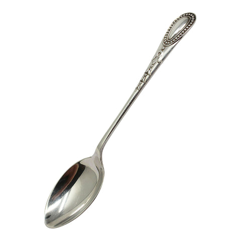 1911 Antique George V Era Sterling Silver Set Six Coffee Spoons with original Case Silversmith Frank Wood Sheffield Hallmarks