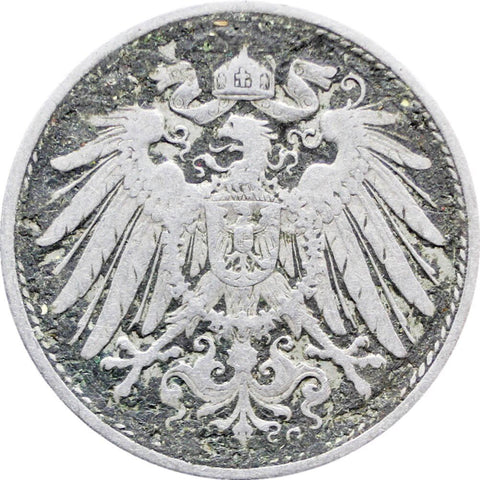 1911 G 10 Pfennig Germany Wilhelm I Coin