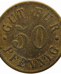 1916 - 1918 50 Pfennig Germany Coin Notgeld
