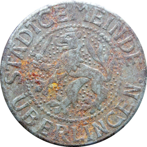 1917 10 Pfennig Germany Notgeld Stadtgemeinde Überlingen Coin