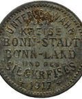 1917 5 Pfennig German Coin Bonn - Siegkreis Stadt - , Land - und Siegkreis, Rheinprovinz Notgeld