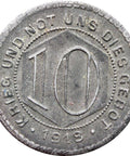 1918 10 Pfennig Germany Calw Notgeld Stadtgemeinde Coin