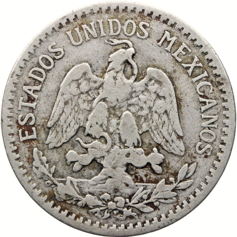 1919 50 Centavos Mexico Coin Silver