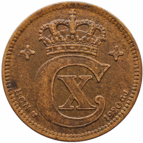 1920 2 Ore Denmark Coin Christian X