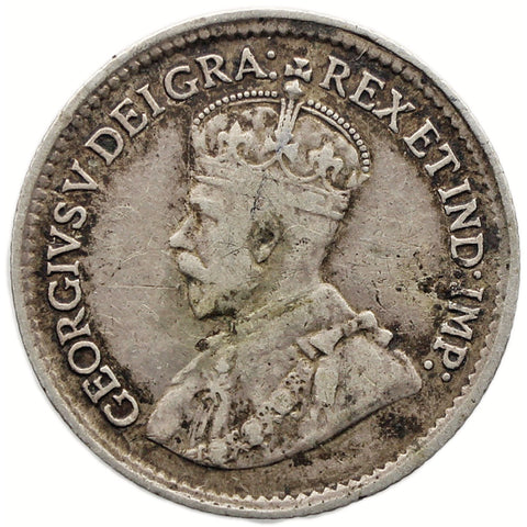 1920 5 Cent Canada Coin George V Silver