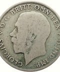 1921 1 Florin George V Coin UK Silver