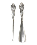 1921 George V Era Sterling Silver Handles Shoe horn and Button Hook Silversmith J & R Griffin Joseph Richard Griffin Chester Hallmarks