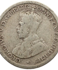 1922 6 Pence Australia Coin George V Silver