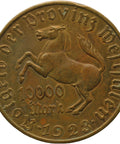 1923 10000 Mark Westfalen Germany Coin