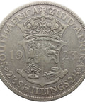 1923 2 1/2 Shillings South Africa Coin George V Silver