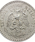1924 1 Peso Mexico Coin Silver