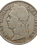 1924 50 Centimes Belgian Congo Coin Albert I Dutch text