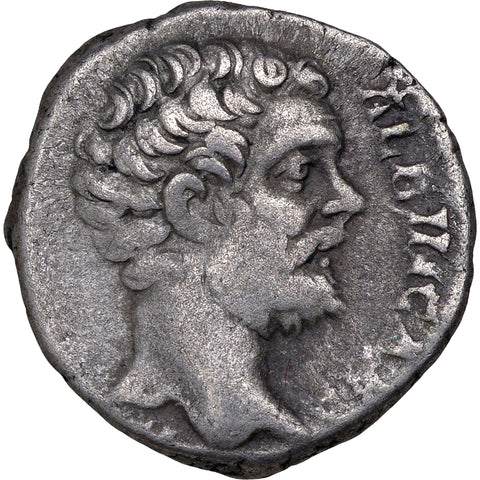 193 - 195 A.D Roman Empire Denarius Clodius Albinus Coin Silver