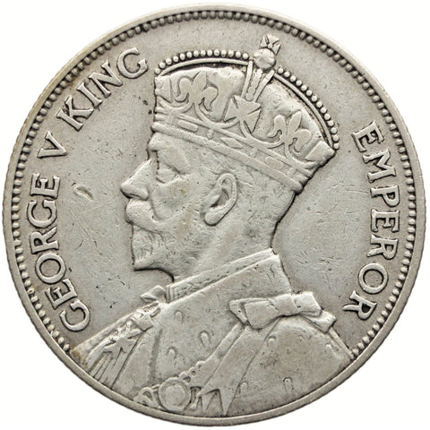 1935 Florin New Zealand Coin George V Silver
