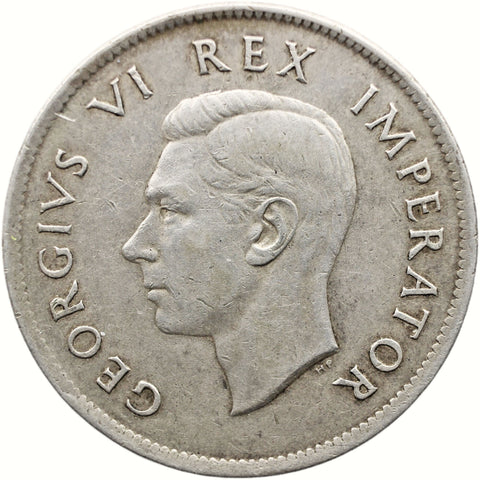 1937 2 Shillings South Africa Coin George VI Silver