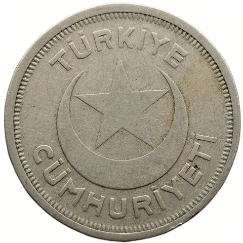 1939 5 Kurus Turkey Coin