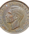 1940 1 Farthing George VI with IND IMP British Coin