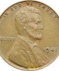 1941 United States Lincoln One Cent