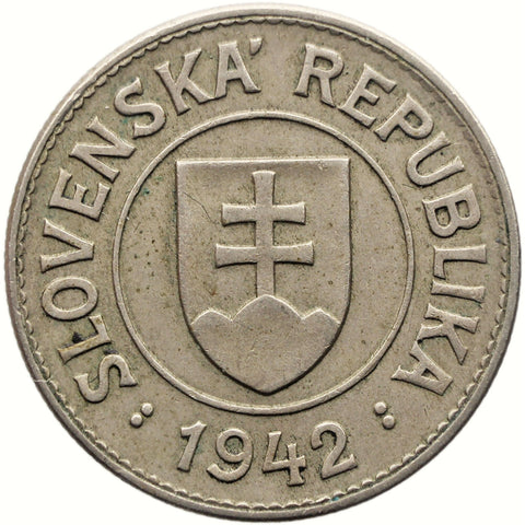 1942 1 Koruna Slovakia Coin