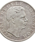1942 200 Lei Romania Coin Mihai I Silver