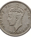 1942 S Sixpence Fiji Coin George V Silver San Francisco Mint