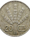1942 Uruguay 20 Centavos Silver Coin
