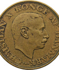 1943 1 Krone Denmark Coin Christian X