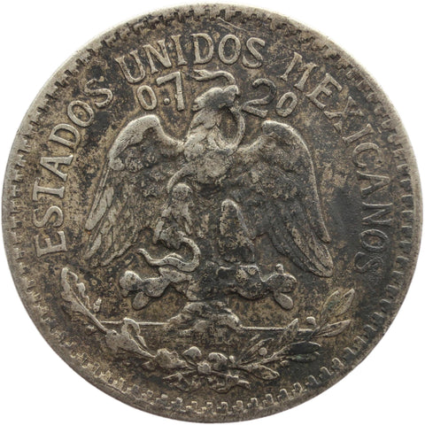 1943 50 Centavos Mexico Coin Silver