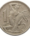 1946 1 Koruna Czechoslovakia Coin