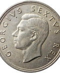 1948 5 Shillings South Africa Coin George VI Silver Crown