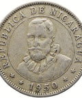 1950 10 Centavos Nicaragua Coin
