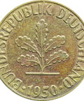 1950 5 Pfennig Germany - Federal Republic Coin