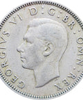 1951 One Shilling George VI British Coin